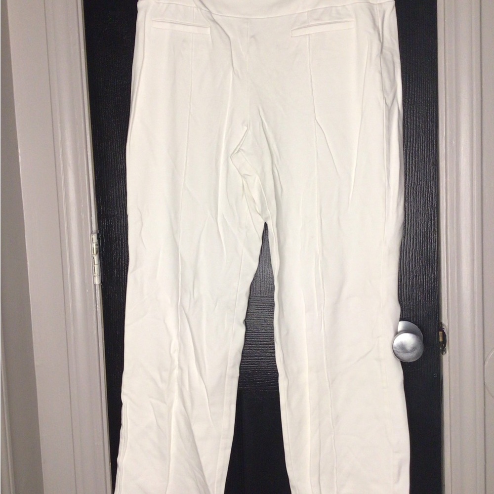 #780.  Cato White Wide Leg Pants with Relaxed Fit